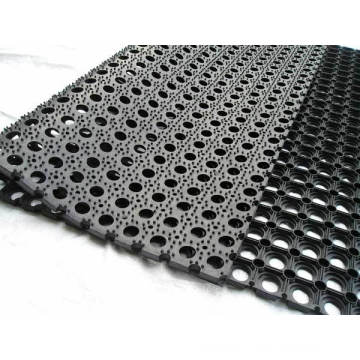 Used Grass Drainage Rubber Mats Rubber Hollow Mats